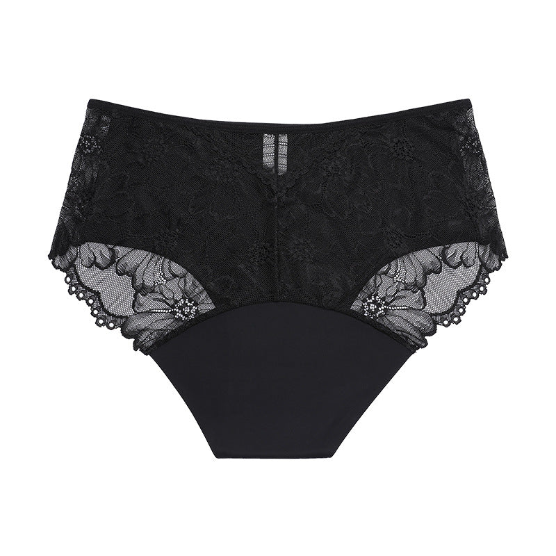 Braga Menstrual de Encaje Talle Medio | Nailon Elegante