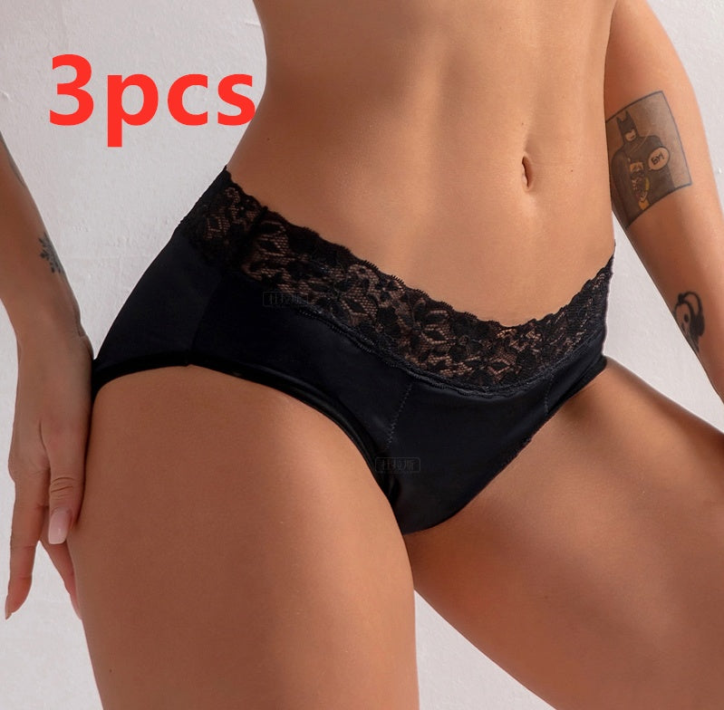 Braguitas Menstruales de Encaje Antifugas | Diseño Femenino