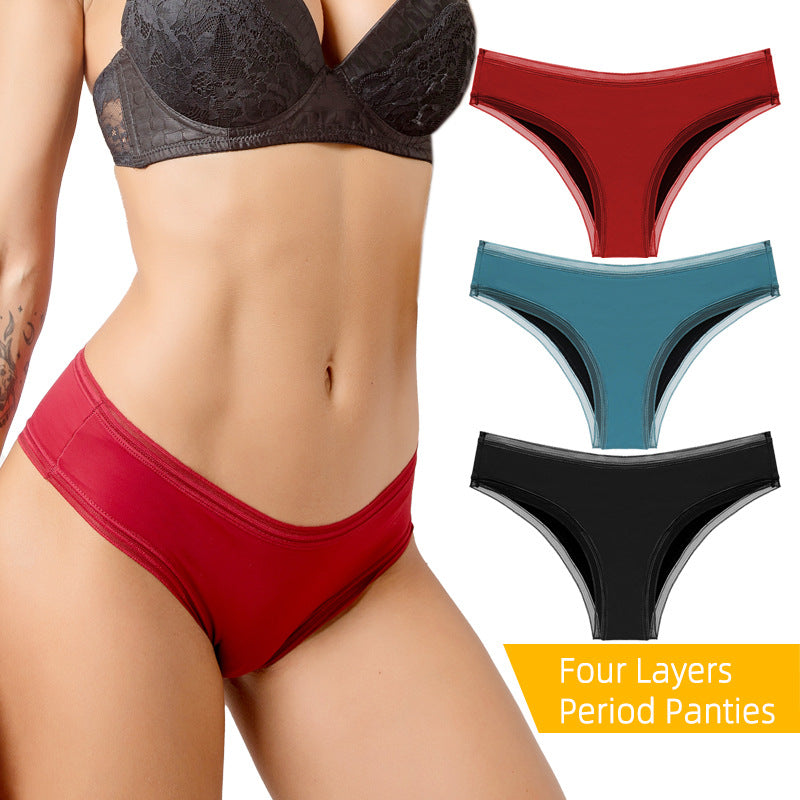 Braga Menstrual Encaje 4 Capas Cintura Baja | Antifugas