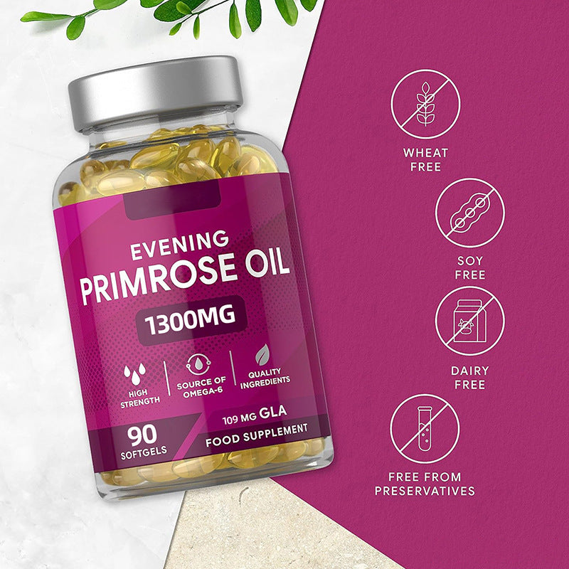 Cápsulas Blandas de Aceite de Onagra | Equilibrio Hormonal