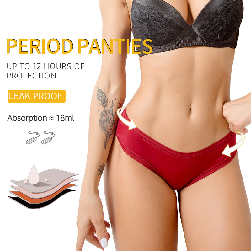 Braga Menstrual Encaje 4 Capas Cintura Baja | Antifugas